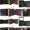 Lot of 12 crocodile skin printed leather man's bifold wallet id 2 billfold slots