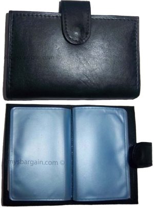 Lot of 2 Leather business card case, credit card case, business ID photo case BN - Image 11