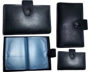 Lot of 2 Leather business card case, credit card case, business ID photo case BN - Image 5