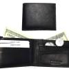 Lot of 2 Man's Bifold 2-in-1 Leather Wallet 9 Card Slot 3 ID 3 Bill pockets new