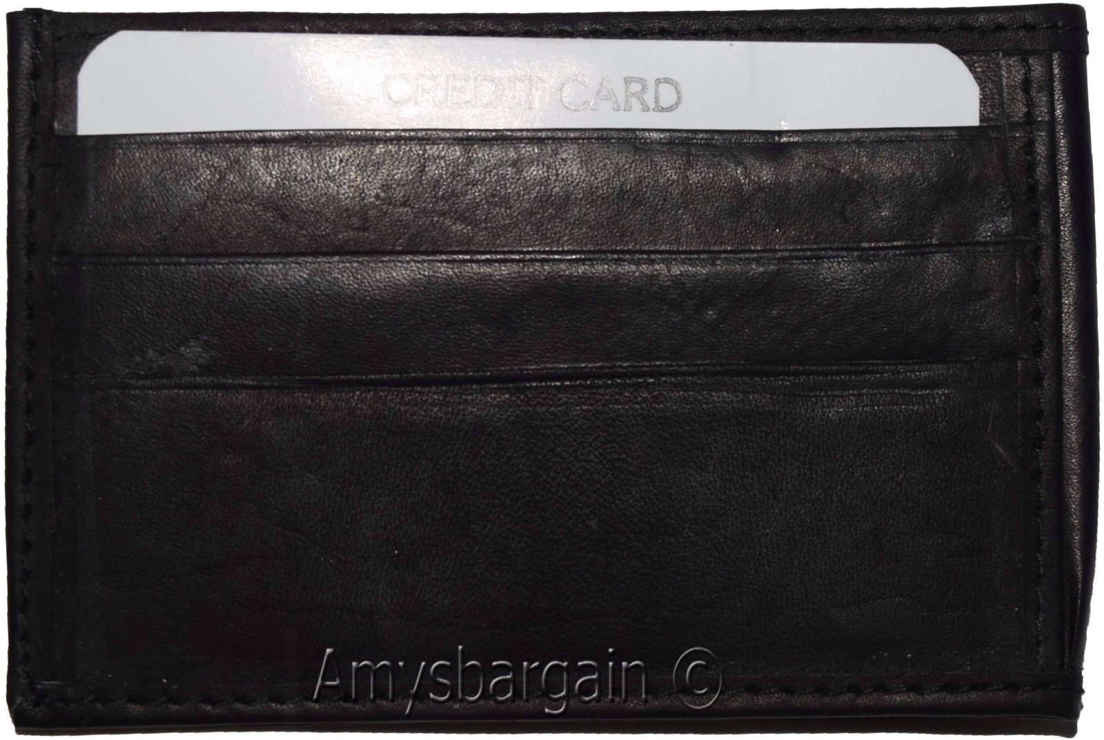 Lot of 2 Man's Bifold 2-in-1 Leather Wallet 9 Card Slot 3 ID 3 Bill pockets new - Image 12