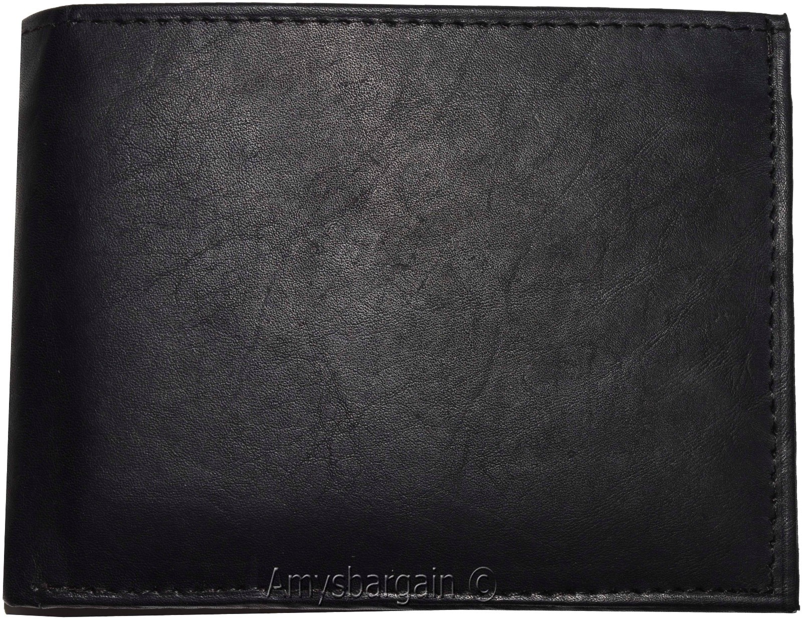 Lot of 2 Man's Bifold 2-in-1 Leather Wallet 9 Card Slot 3 ID 3 Bill pockets new - Image 3
