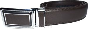 Lot of 2. Men's Belt. Brown Automatic lock belt Size 47-49" Dress & Casual belt - Image 9