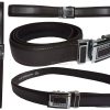 Lot of 2. Men's Belt. Brown Automatic lock belt Size 49-51 inches Dress belt BN*