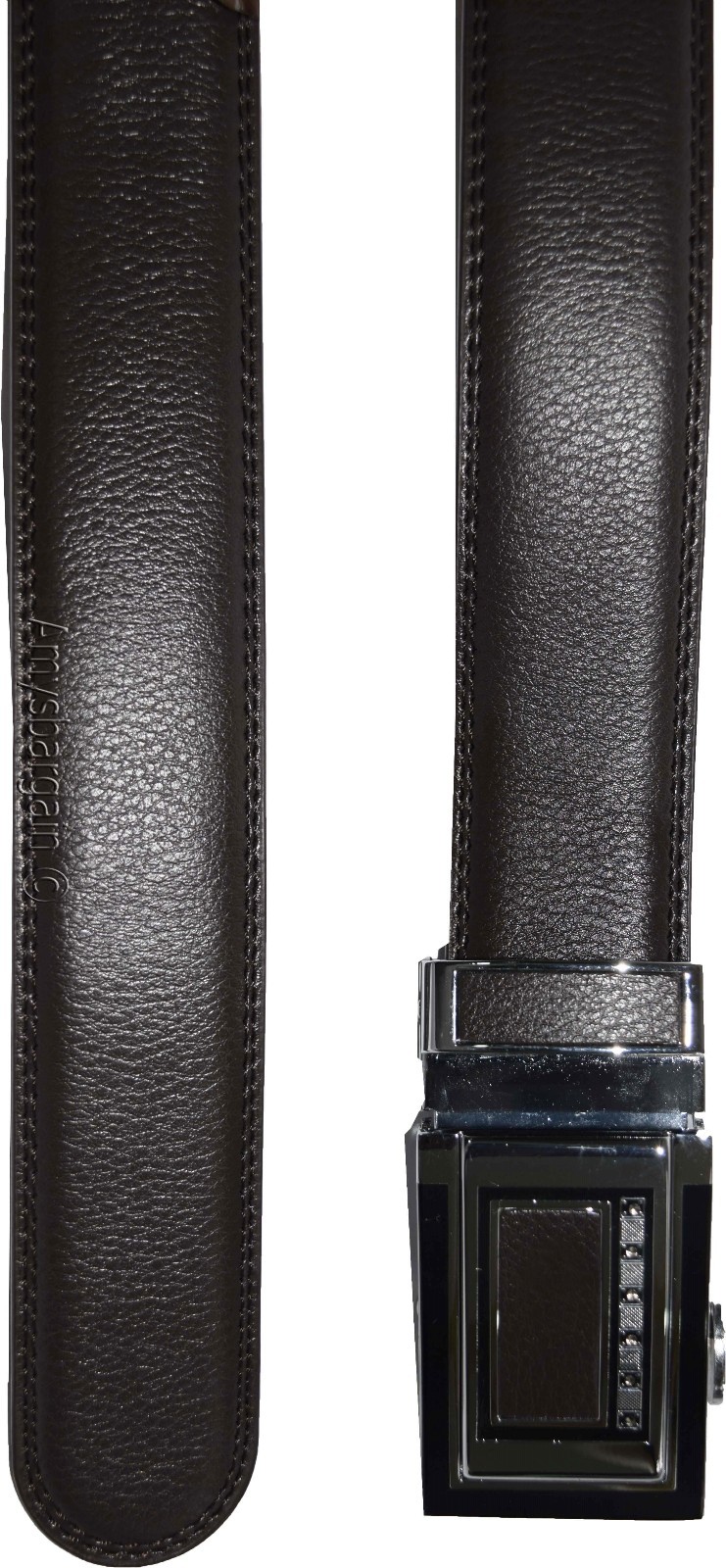 Lot of 2. Men's Belt. Brown Automatic lock belt Size 49-51 inches Dress belt BN* - Image 9