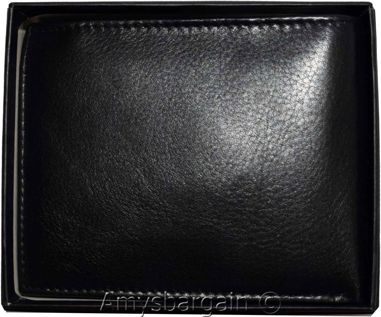Lot of 2. Men's Wallet RFID Genuine Leather Wallet Bifold 3 billfold New in Box* - Image 3