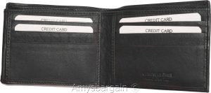 Lot of 2. Men's Wallet RFID Genuine Leather Wallet Bifold 3 billfold New in Box* - Image 8