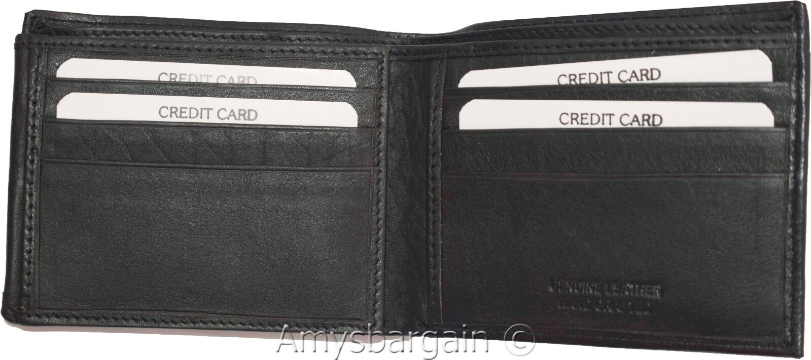 Lot of 2. Men's Wallet RFID Genuine Leather Wallet Bifold 3 billfold New in Box* - Image 8