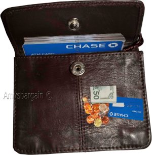Lot of 2 New Business card case, card holder, fifty business ID string card bnwt - Image 6