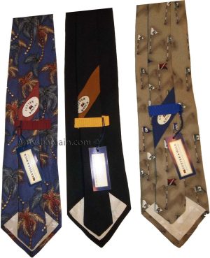 Lot of 3 Men's tie Cutter and Buck Designer Silk Men's Neck Wear Made in USA L3 - Image 6