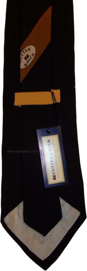 Lot of 3 Men's tie Cutter and Buck Designer Silk Men's Neck Wear Made in USA L3 - Image 10