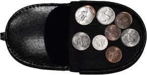 Lot of 3 New Black Leather change purse, Coin case, Coin holder, change case - Image 6