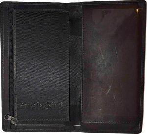 Lot of 3 New Black Leather checkbook wallet 14 credit card change purse ID BNWT - Image 11