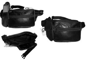 Lot of 3 New Leather waist pouches waist bag Unbranded leather Fanny pack BNWT
