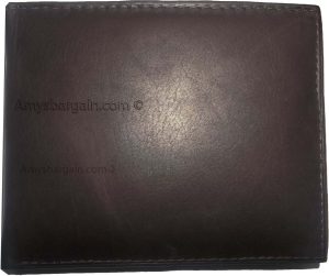 Lot of 3 New Men's Soft Leather Brown billfold Wallet 9 Credit ATM Card 2 ID new - Image 12