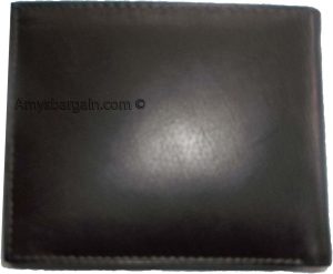 Lot of 3 New Men's Soft Leather Brown billfold Wallet 9 Credit ATM Card 2 ID new - Image 6