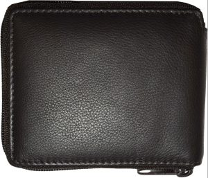 Lot of 3 Zip around FIZA NY leather men's wallet Brown Bi-fold wallet 6 card BN - Image 11