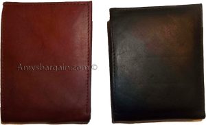 Lot of 4 Bifold Leather Man’s wallet 10 Card 3 bill slots 2 IDs change purse BN - Image 12