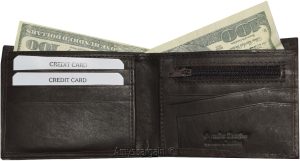 Lot of 4 Man's Bifold 2-in-1 Leather Wallet 9 Card Slot 3 ID 3 Bill slots wallet - Image 12