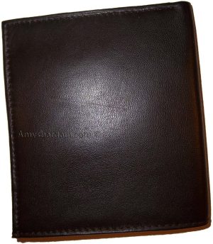 Lot of 6 Leather Hipster wallet billfold brown Bifold zip coin purse New wallets - Image 13