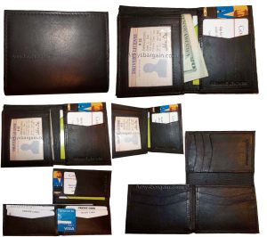 Lot of 6 New Style Trifold Leather Man’s Bifold wallet men's Billfold wallet new