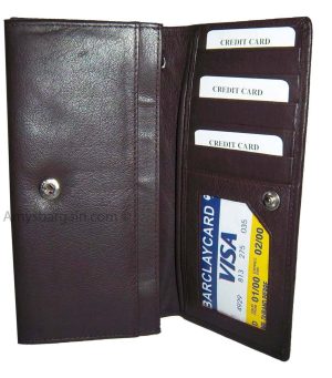 Lot of 6 New Women's checkbook wallet, Brown leather Ladies checkbook wallet NWT - Image 7