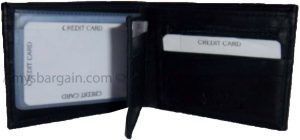 Man's 2-in-1 Leather Wallet 9 Card Spaces 2 ID windows 3 bill slots B new wallet - Image 5