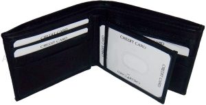 Man's 2-in-1 Leather Wallet 9 Card Spaces 2 ID windows 3 bill slots B new wallet - Image 7