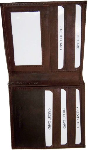 Man’s Hipster wallet US leather Euro/International currency's case 8 credit card - Image 9
