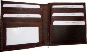 Man’s Hipster wallet US leather Euro/International currency's case 8 credit card - Image 8