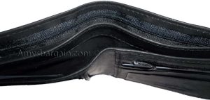Man's wallet 6 credit card spaces 2 bill slotd zip change purse coin case new - Image 4