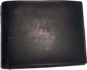 Man's wallet 6 credit card spaces 2 bill slotd zip change purse coin case new - Image 5