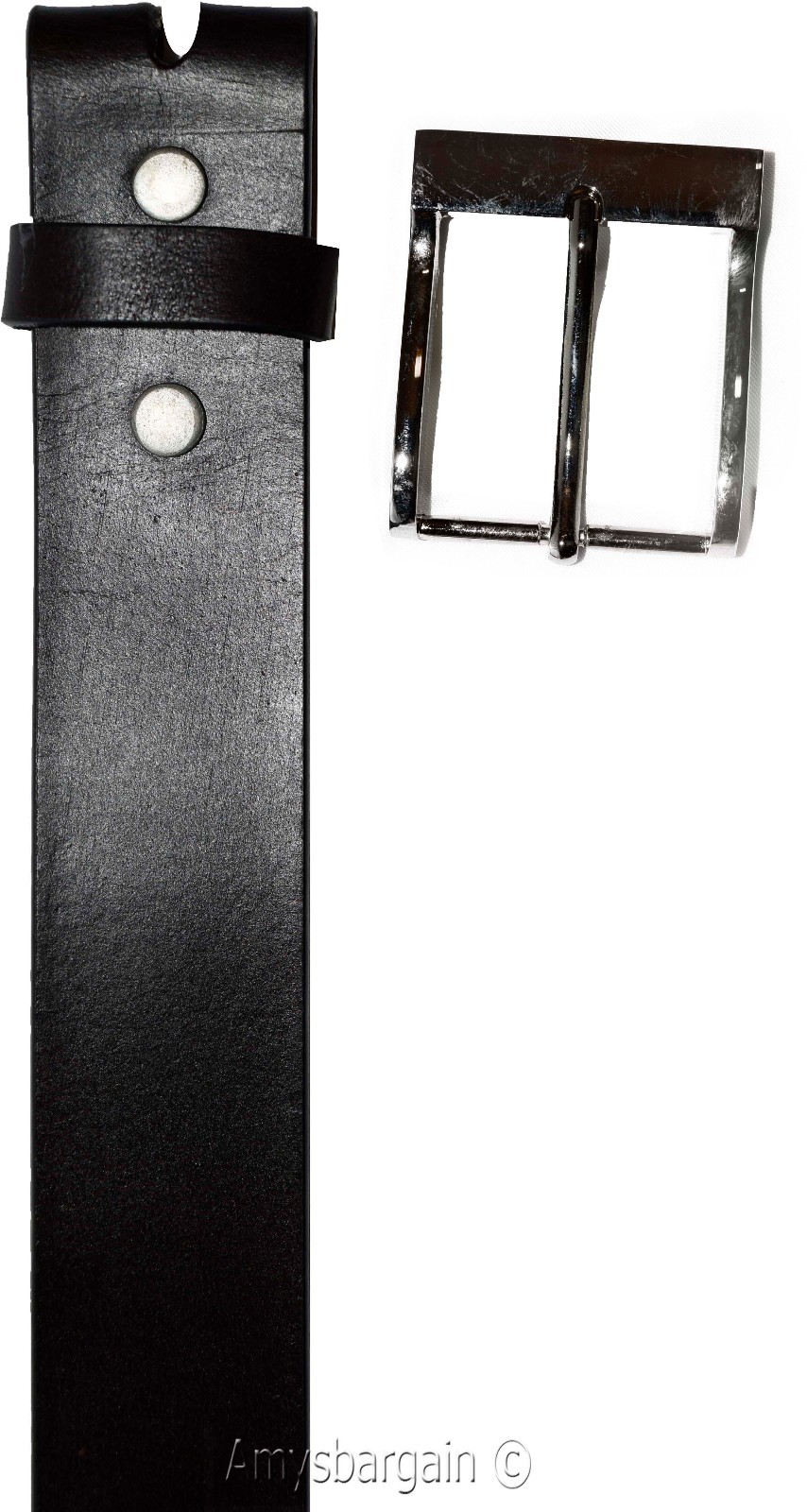 Men's Belt, 47-50" Solid Leather Belt. Men's Brown Casual Leather belt, New belt - Image 12