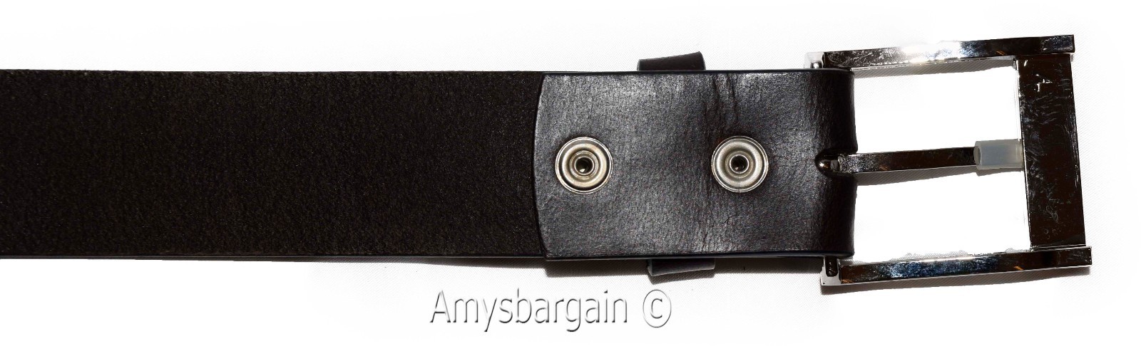 Men's Belt, 47-50" Solid Leather Belt. Men's Brown Casual Leather belt, New belt - Image 9