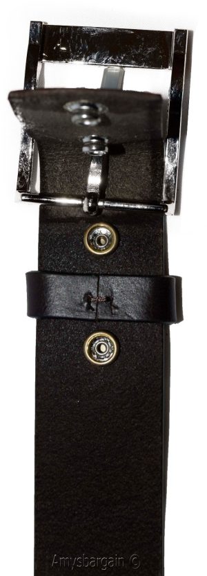 Men's Belt, 47-50" Solid Leather Belt. Men's Brown Casual Leather belt, New belt - Image 10