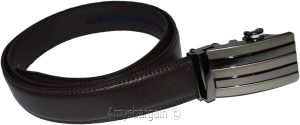 Men's Belt, Leather Dress Belt, Auto Lock belt, 46-50" Quick lock belt Brand New - Image 12