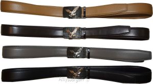 Men's Belt Leather Dress Casual Auto Lock belt Self locking buckle 30 to 50 inch - Image 7