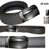 Men’s Belt Real Leather size L Automatic lock Dress + Casual belt Fashion belt.