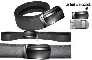 Men’s Belt Real Leather size L Automatic lock Dress + Casual belt Fashion belt. - Image 6
