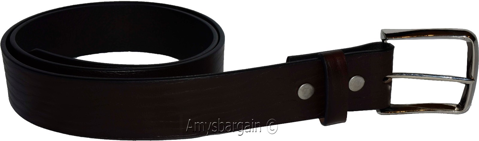 Men's Belt. Size Large. Solid Leather Belt. Men's Brown Strong Leather Belt NWT - Image 8
