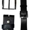 Men's Belt XL Solid Leather Belt Men's Black Casual Leather belt New belt