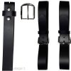Men's Belt length X Large Solid Leather Belt Men's Black Strong Leather Belt BN