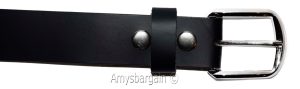 Men's Belt length X Large Solid Leather Belt Men's Black Strong Leather Belt BN - Image 12
