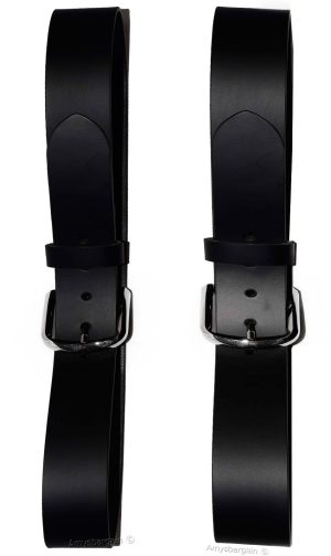 Men's Belt length X Large Solid Leather Belt Men's Black Strong Leather Belt BN - Image 4