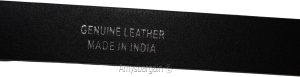 Men's Belt length X Large Solid Leather Belt Men's Black Strong Leather Belt BN - Image 7