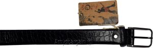 Men's Leather Belt size 32 Crocodile skin printed leather belt belt waist band - Image 12