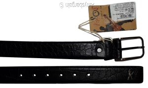 Men's Leather Belt size 32 Crocodile skin printed leather belt belt waist band - Image 3