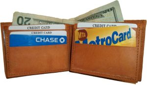 Men's Leather Wallet 12 Card Holder 2 ID Windows 2 Bill Pockets bnwt - Image 12