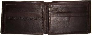 Men's Leather Wallet 9 Cards Holder 3 ID windows Billfold Wallet BR New Lot of 4 - Image 8