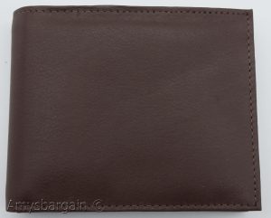 Men's RFID brown wallet bifold genuine leather protect IDs credit cards in box. - Image 5